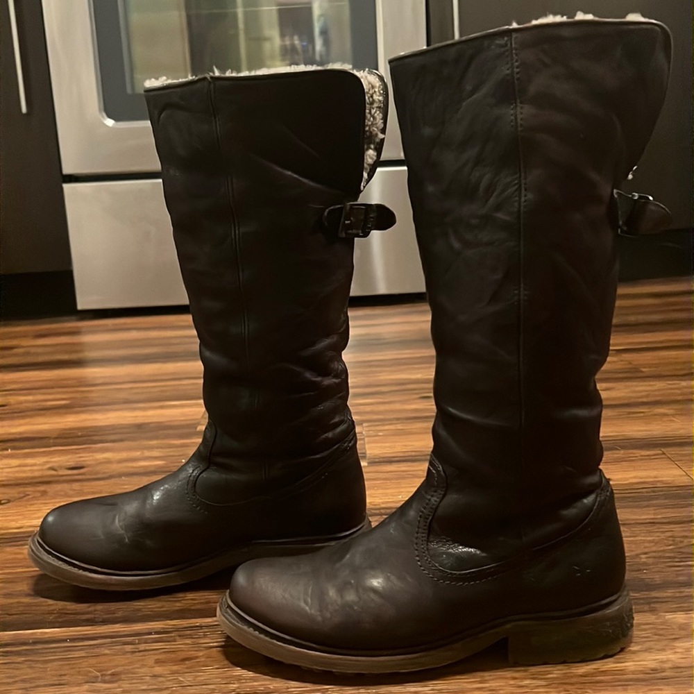 Frye Valerie Shearling Pull-on Boots
